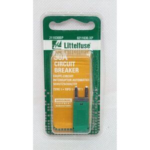 Littelfuse 30A Mini Auto Reset Circuit Breaker – OEM 211030BP (0211030.XP)